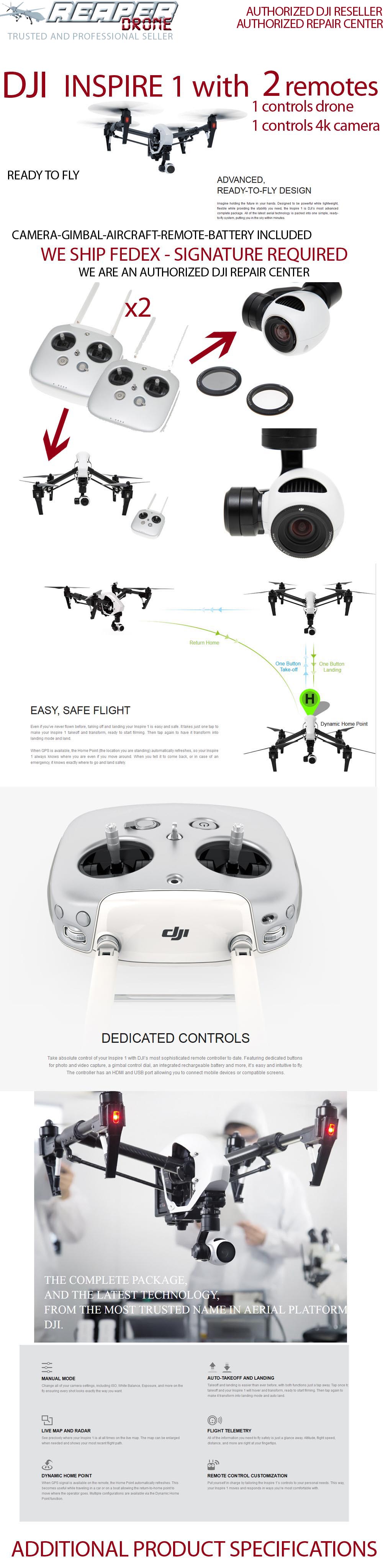 DJI Inspire 1-2 Remotes